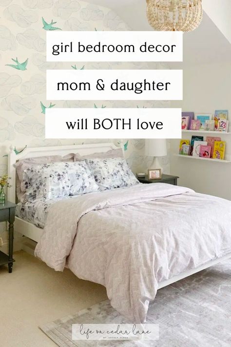 Transform your girl's space with Simple Modern Girls Bedroom Decor Ideas! Explore bedroom themes for a 6 Year Old Girl and a 10 Year Old Girls Room. Dive into Girls Bedroom Makeover inspiration, featuring shared girls room ideas and modern designs that grow with them. Modern Girls Bedroom, Girls Bedroom Decor Ideas, Girls Room Colors, Bed Makeover, Shared Girls Room, Girls Bedroom Makeover, Big Girl Bedrooms, Girls Bedroom Decor, Fresh Girls