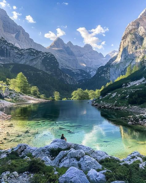 Triglav National Park - Julian Alps, Slovenia 🏔️ 🌲 🌄 💦 🧗‍♂️ 🛶 Styria Austria, Beautiful Germany, Julian Alps, Nice Places, Pretty Landscapes, Voyage Europe, Pretty Places, Fantasy Landscape, Places Around The World