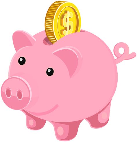 Piggy Bank Clipart, Bank Clipart, Pink Piggy Bank, Cute Piggies, Coin Bank, Free Clipart, Animated Drawings, Cartoon Images, Losing A Pet