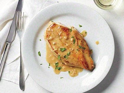 ck-Pan-Seared Chicken Breast with Rich Pan Sauce Pan Sauce For Chicken, Pan Seared Chicken Breast, Chicken Sauce, Cooking Light Recipes, Seared Chicken Breast, Seared Chicken, Pan Sauce, Pan Seared Chicken, Turkey Dishes