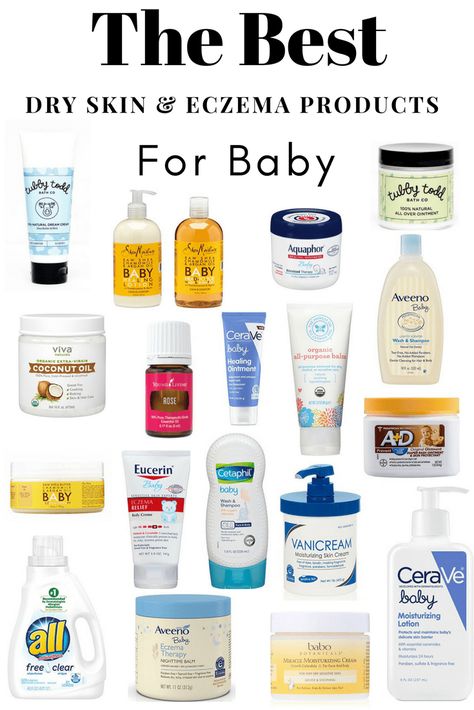 The Best Dry Skin And Eczema Baby Products - Showit Blog Best Baby Lotion, Baby Dry Skin, Dry Skin Remedies, Baby Lotion, Skin Remedies, Baby Skin Care, Baby Hacks, Baby Skin, Baby Products