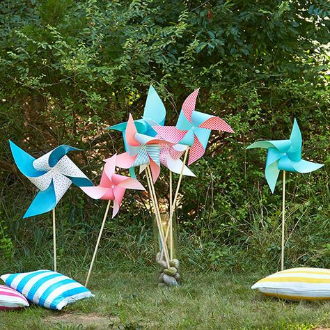 Patriotic Table Decorations, Pinwheel Decorations, Pinwheels Party, Pinwheels Paper, Fourth Of July Decorations, Picnic Decorations, Bastille Day, Framed Flag, Bergen County