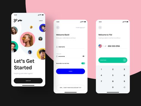 Onboarding - Yle UI Kit by Alexsander Barhon on Dribbble Onboarding Screen, Screen Illustration, Onboarding App, Onboarding Ui, Ux Design Principles, Login Design, Uiux Design, App Login, Lean Startup