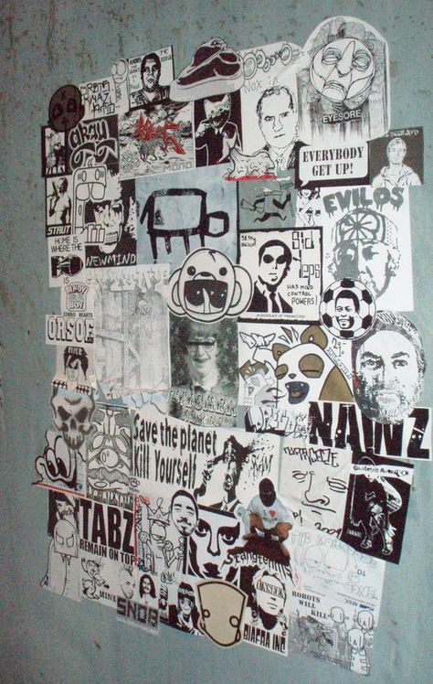 Sticker Bomb Wall Graffiti Hip Hap, Street Posters, Wall Graffiti, Graffiti Photography, Hippy Room, Sticker Street Art, Graffiti Lettering Fonts, Graffiti Stickers, Graffiti Artwork