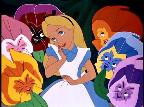 Cartoon Alice 1951 | Alice in Wonderland (1951) Alice In Wonderland Animated, Alice In Wonderland Cartoon, Alice In Wonderland Pictures, Disney Duos, Alice In Wonderland 1951, Alice In Wonderland Aesthetic, Alice In Wonderland Disney, Film Disney, The Seven Dwarfs