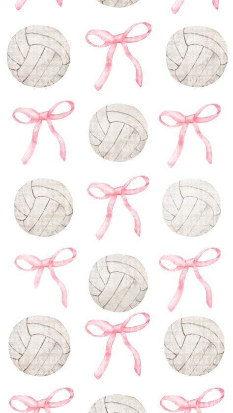 #volleyballandbows#volleyball#pinkbows Volleyball Wallpapers, Summer Prints Wallpaper, Holiday Iphone Wallpaper, Volleyball Wallpaper, Iphone Wallpaper Preppy, Cute Images For Wallpaper, Cute Summer Wallpapers, Bow Wallpaper, Cocoppa Wallpaper