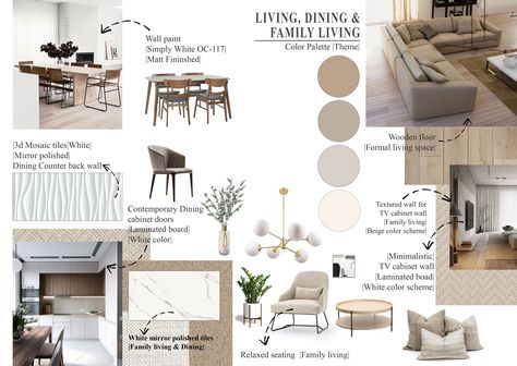 Interior Moodboard Presentation, Interior Design Concept Presentation, Interior Mood Board Ideas, Concept Board Interior Design, Physical Mood Board, Interior Design Concept Board, Moodboard Architecture, Interior Architecture Presentation, Moodboard Interior Design