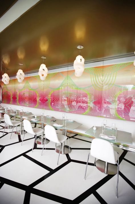 Pop Art Interior Design, Art Interior Design, Karim Rashid, Restaurant Lounge, Bar Interior, Bar Design Restaurant, Art Interior, Interior Design Art, Hospitality Design