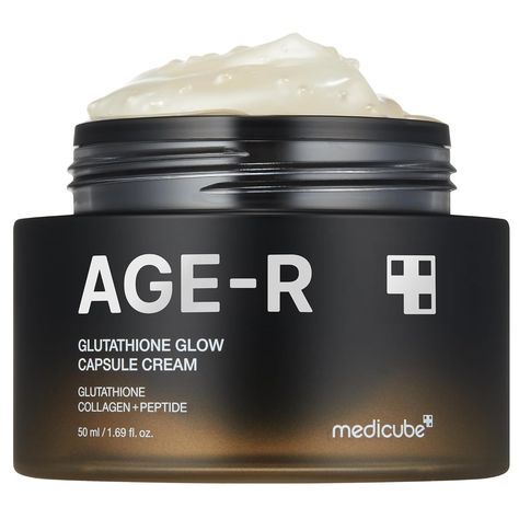 Amazon.com: Medicube AGE-R Glutathione Glow Capsule Facial Cream, Antioxidant Moisturizer, Collagen Peptide For Hydrating Glow - Improve Blemishes, Uneven Skin Tone, Dullness, Dryness - Korean Skincare : Beauty & Personal Care The Face Shop, Facial Cream, Uneven Skin, Uneven Skin Tone, Korean Skincare, Facial Skin Care, Facial Care, Retinol, Skin Tone