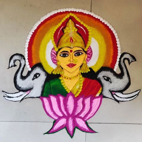 #minglearts #khatrisisters #laxmi #laxmimata #rangoli #latestrangoli #rangoliideas Rangoli Designs Lakshmi Mata, Rangoli Laxmi Design, Laxmi Poojan Rangoli Simple, Laxmi Poojan Rangoli Designs, Rangoli For Mahalaxmi, Laxmipoojan Rangoli Design, Elephant Rangoli Design, Laxmi Mata Rangoli Designs, Laxmi Rangoli Designs