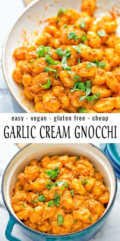 Low Estrogen, Gluten Free Recipes For Dinner, Sauce Tomate, Vegan Dinner Recipes, Vegan Dinners, Cooking Dinner, Tahini, Gnocchi, Tomato Sauce