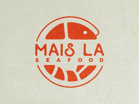 Seafood Restaurant Logo Design, Seafood Branding Design, Sea Food Restaurant Logo, Seafood Graphic Design, Fish Restaurant Branding, Mediterranean Restaurant Logo, Seafood Restaurant Branding, Seafood Logo Design Ideas, Food Industry Logo