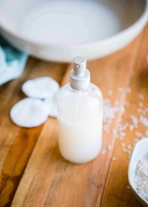 Diy Rice Milk, Age Spot Remedies, Milk Face Wash, Age Spots On Face, Age Spot Removal, Oil Cleansing, Hello Glow, Rice Water, Rice Milk