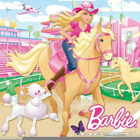 Barbie Horse Adventures, Barbie Equestrian, Barbie And Horse, Barbie Series, Ride A Horse, Horse Adventure, Barbie Horse, Horse Cartoon, Princess Charm School