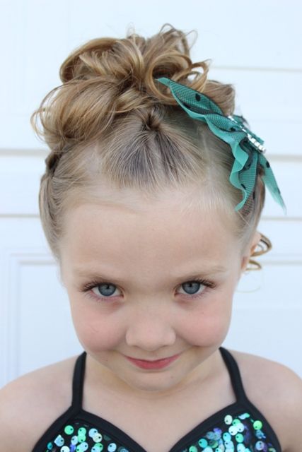 Toddler Dance Hair, Dance Recital Hair, Recital Hairstyles, Kids Updo Hairstyles, Recital Hair, Girls Hair Styles, Ballerina Hair, Girls Hairdos, Pin Curl