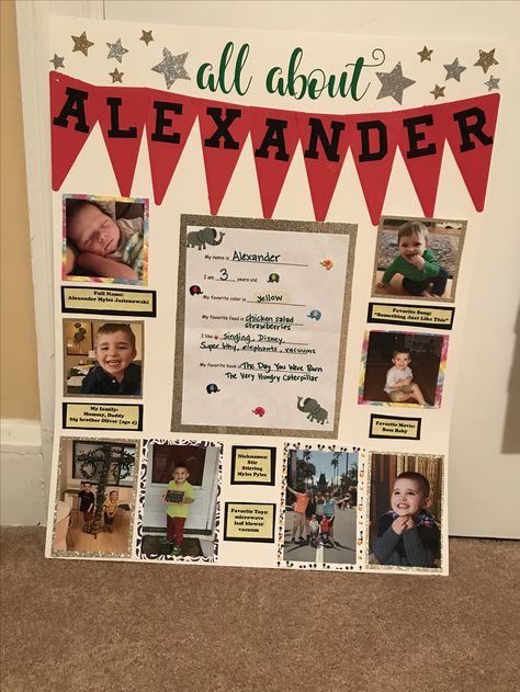 Time Line Project For Kids Ideas, Star Of The Week Poster Ideas Preschool, Star Of The Week Poster Ideas, Star Student Poster Ideas, Star Of The Week Poster, Star Student Poster, Kids Timeline, Elementary School Projects, All About Me Project