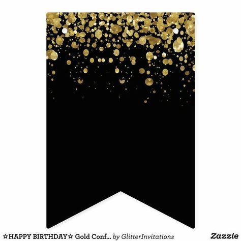 Letter Banner Printable Free Gold, Happy Birthday Banner Printable Free, Origami Envelope Easy, Gold Birthday Banner, Castle Cake Topper, Happy Birthday Banner Printable, Gold Glitter Banner, Birthday Background Design, Eid Card Designs