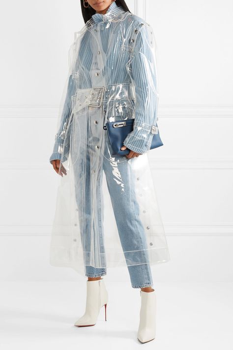 Wolford Bodysuit, Clear Raincoat, Stylish Raincoats, Rain Fashion, Vinyl Fashion, Blue Raincoat, Pvc Raincoat, Trench Coat Style, Yellow Raincoat