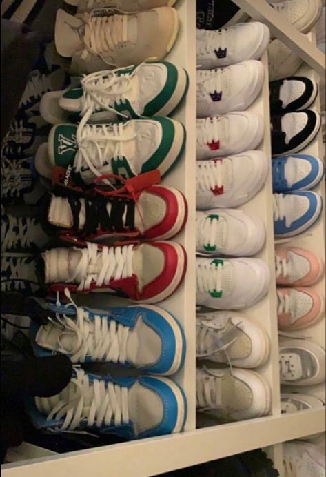 shoe collection | jordans | jordan 1s | airjordan | jordan collection | sneakers Shoe Collection Jordans, Sneakerhead Room, Jordan Collection, Collection Aesthetic, Jordan Shoes Girls, Jordan Shoes Retro, Shoes Sneakers Jordans, All Nike Shoes, Jordan 1s