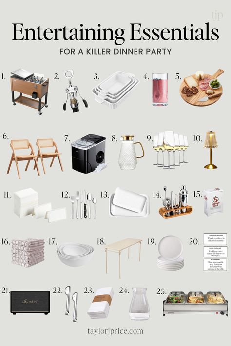 25 Entertaining Essentials That Make Hosting Easy - taylorjprice.com Guest Room Baskets, Pink Tablescape, Welcome Basket, Room Checklist, Mothers Day Baskets, Welcome Baskets, Hosting Essentials, Hosting Dinner, Guest Room Decor