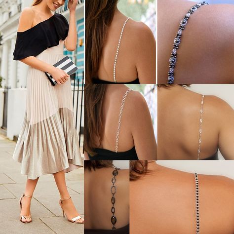 Cold shoulder styles are everywhere at the moment but if you need some extra support for your strapless bra, then why not add Strappys Decorative Bra Straps to the look. Available in Crystal, Beaded, Gold, Silver styles. http://www.secretfashionfixes.ie/c/decorative-bra-straps/85 Beaded Bra Straps, Bead Bra, Shoulder Jewelry, Cold Shoulder Styles, Crochet Vest Pattern, Bra Strap, Vest Pattern, Crochet Vest, Fancy Jewelry