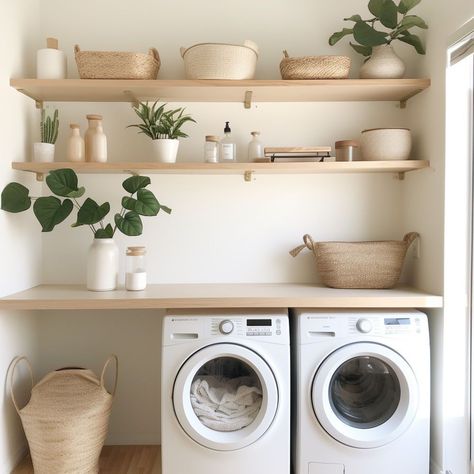 تصميم دورة مياه, Laundry Room Shelf, Perfect Laundry Room, Laundry Shelves, Dream Laundry Room, Laundry Room Layouts, Laundry Design, Laundry Room Shelves, Room Shelf