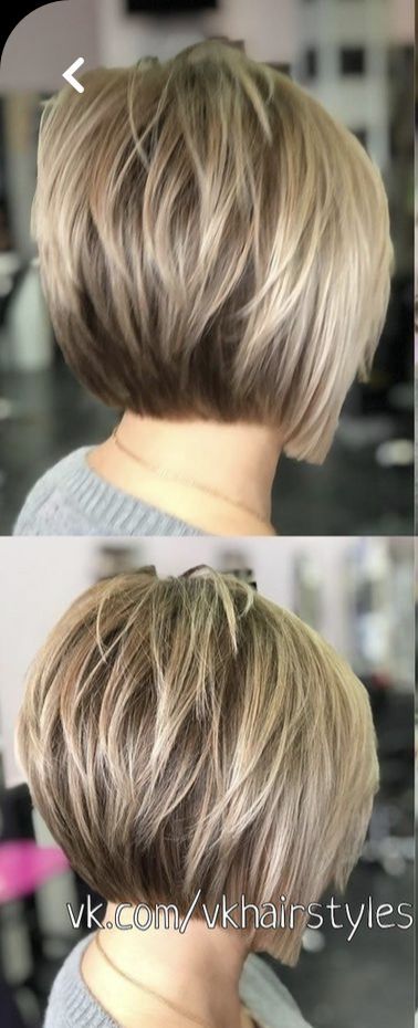 Cool Blonde Hair Color Short, Long Pixie Bob Haircut For Thick Hair, Short Bob Haircuts With Layers Fine Hair Round Face, Super Stacked Bob Haircut, Chin Length Hair Thick, Preppy Bob Hairstyles, Chin Length Stacked Bob, Chin Length Bob With Bangs Fine Hair, Stacked Bob Haircuts For Women Over 50