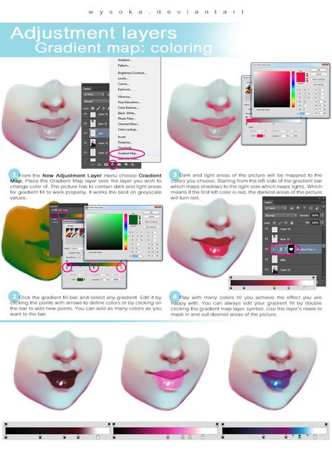 Gradient Map, Art Advice, Architecture Tattoo, Coloring Tutorial, Digital Painting Tutorials, Clip Studio Paint, Digital Art Tutorial, Art Studies, Art Tips