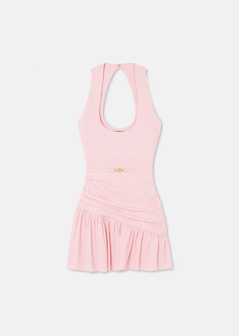 Versace Short Dress, Dresses Versace, Pink Versace, Cute Formal Dresses, Versace Pink, Designer Dresses For Women, Versace Dress, Pink Cocktail Dress, Evening Gowns Elegant