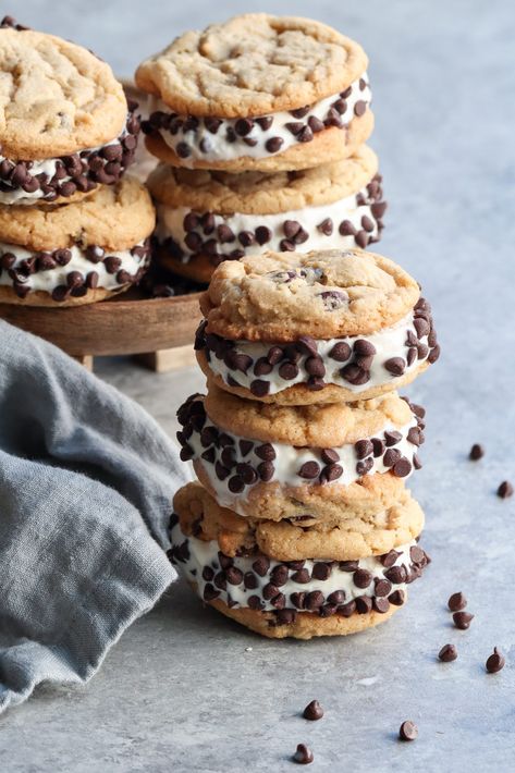 Ice Cream Cookie Sandwich, Unique Recipe, Ice Cream Sandwiches, Cream Sandwich, Ice Cream Cookies, Universal Language, Summer Favorites, Sandwich Cookies, Ice Cream Sandwich