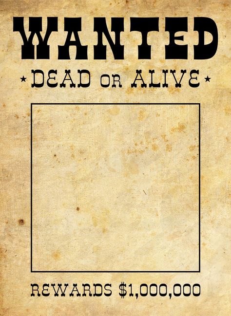 Printable Blank Wanted Poster Template Cartoon Wanted Posters, Funny Wanted Posters Humor, Blank Wanted Poster Template, Most Wanted Poster Template Free Printable, Wanted Western Poster, Old Western Wanted Posters, Wanted Sign Template, Pirate Wanted Poster Printable, Wild West Wanted Posters