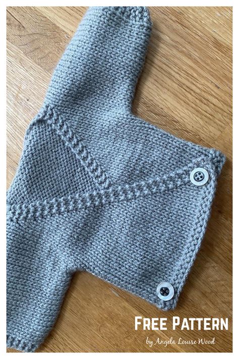 Stickbeskrivning Barn, Baby Knitting Patterns Free Newborn, Free Baby Sweater Knitting Patterns, Knitted Baby Sweater, Baby Boy Knitting Patterns Free, Easy Baby Knitting Patterns, Boys Knitting Patterns Free, Baby Cardigan Knitting Pattern Free