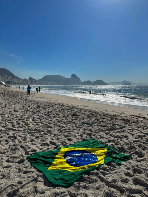 Brazil brazilian ipanema copacabana leblon rio de janeiro flag beach ocean sand sunshine summer exotic paradise Brazil Ipanema, Ipanema Beach, Ocean Sand, Copacabana Beach, Rio De Janeiro, Brazil, Vision Board, Flag, Collage