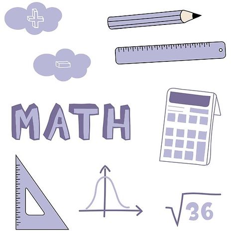 Back to school with the cutest Light Purple Math subject stickers. Perfect gift for a kid, tween, teen or any age! Math text, Pencil, Ruler, Set Square, Bell Curve, Square Root,plus, minus and calculator. Perfect to decorate your books and planners. Check out my portfolio for all the individual sub… • Millions of unique designs by independent artists. Find your thing. Purple Maths Aesthetic, Math Portfolio Design Ideas, Subjects Stickers Printable, Sticker Subject For Notebook, Mathematics Stickers Aesthetic Printable, School Subject Stickers, Sampul Binder, Subject Stickers, Math Subject