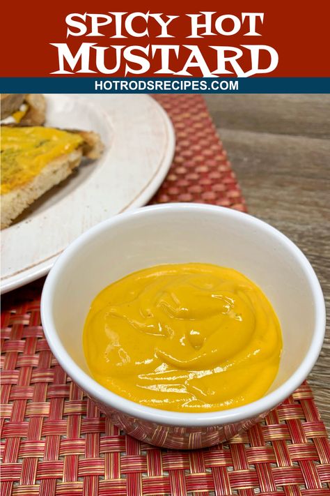 Spicy Hot Mustard Recipe, Hot Mustard Dipping Sauce, Hot Pepper Mustard Recipe, Spicy Mustard Dipping Sauce, Chinese Hot Mustard Recipe, Pepper Mustard Recipe, Hot Mustard Recipe, Chinese Sauces, Chinese Sauce