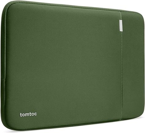 Amazon.com: tomtoc 360 Protective Laptop Sleeve for 14-inch New MacBook Pro M3/M2/M1 Chips Pro/Max A2992 A2918 A2779 A2442 2024-2021, Water-Resistant Shockproof MacBook Case Bag with Accessory Pocket, Green : Electronics New Macbook Pro, Newest Macbook Pro, New Macbook, Macbook Case, Laptop Case, Laptop Sleeve, Macbook Pro, Laptop Sleeves, Macbook