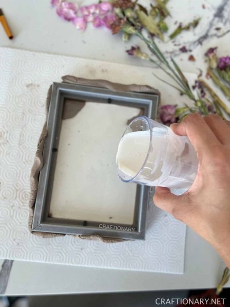 How to Make Bas-Relief Sculpture Dried Flowers Casting Art - Craftionary Botanical Bas Relief Tutorial, Plaster Casting Art, Botanical Casting, Art Drying Rack, Dried Flowers Art, How To Make Plaster, Bas Relief Art, Plaster Relief, Diy Plaster