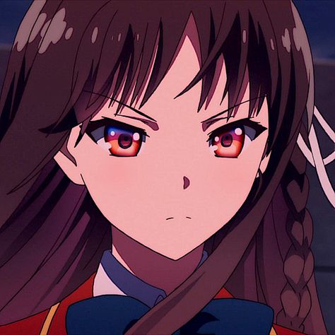 Wifu Anime Icons, Suzune Horikita Icons, Horikita Suzune, Suzune Horikita, Anime Classroom, Classroom Of The Elite, Alien Stage, Creative Profile Picture, Skylark