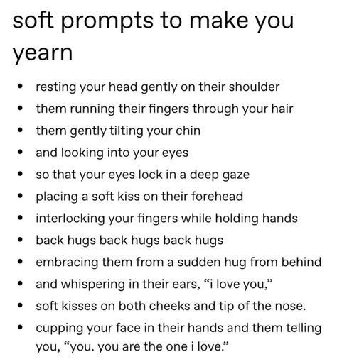 Begging Prompts, Romance Tips Writing, Wattpad Prompts Spicy, Blushing Prompts, Soft Couple Prompts, Writing Prompts Love Romantic, Subtle Flirting Prompts, Soft Dialogue Prompts, Soft Romance Writing Prompts