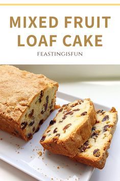 Fruit Loaf Recipe Breads, Christmas Loaf Cakes, Currant Cake Recipe, Best Easy Banana Bread, Pound Loaf Cake, Fruit Loaf Cake, Easy Fruit Cake Recipe, Mixed Fruit Cake, Light Fruit Cake Recipe