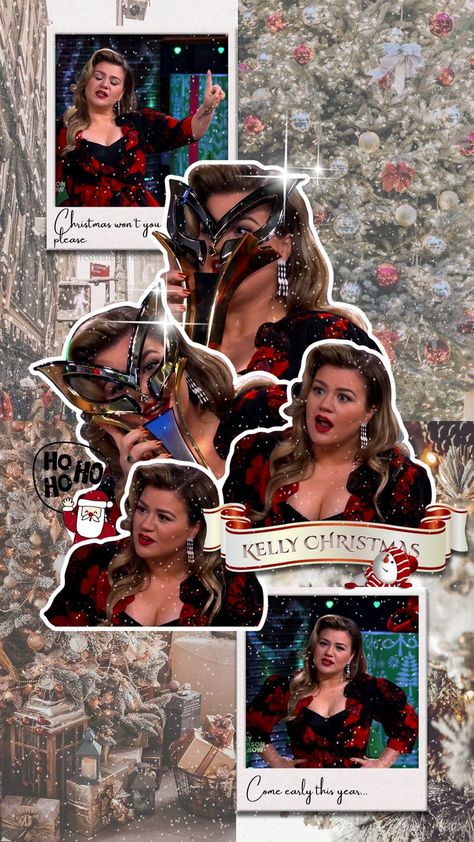 Kelly Clarkson Christmas Wallpaper/Lockscreen Kelly Clarkson Wallpaper, Lockscreen Christmas, Aesthetic Wallpaper Lockscreen, American Idol Winner, Aesthetic Lockscreen, Kelly Clarkson, Carrie Underwood, American Idol, Her Music