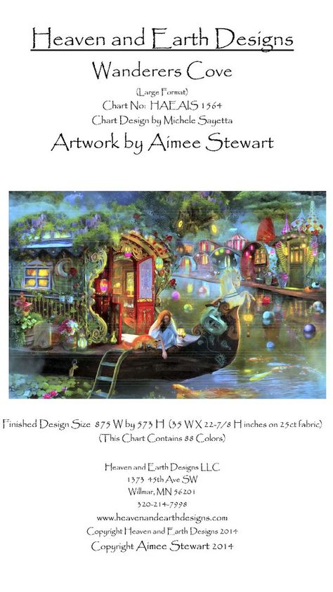 Thomas Kinkade Cross Stitch Patterns, Aimee Stewart, Heaven And Earth Designs, Josephine Wall, Earth Design, Heaven And Earth, Thomas Kinkade, Chart Design, Heaven On Earth