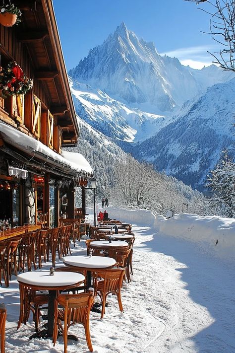 "🍷🏔️ Unwind after a day on the slopes with après-ski in Chamonix, France! From cozy chalets to lively bars, discover the best spots to relax and enjoy the alpine atmosphere. Swipe for top après-ski spots! 🎿✨ #Chamonix #AprèsSki #WinterGetaway" Holiday Valley Ski Resort, Christmas In The Alps, Alps Aesthetic Winter, Chamonix Aesthetic, Chamonix France Winter, Skiing Vacations, Chamonix Skiing, Skiing France, Alpine Aesthetic