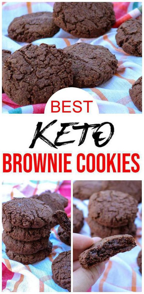 Check out this Keto Chocolate Brownie Cookies. Easy Low Carb Keto desserts recipe that is quick and delish! Easy w/ few ingredients coconut flour Chocolate Brownie cookies. Great homemade not store bought keto snacks on go or keto breakfast cookie. #cookies #chocolate Nut Desserts, Low Carb Keto Desserts, Red Recipes, Galletas Keto, Coconut Flour Cookies, Desayuno Keto, Almond Meal Cookies, Chocolate Brownie Cookies, Coconut Flour Recipes