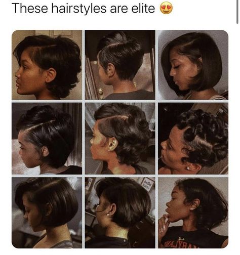 Silk Press Natural Hair, Natural Hair Short Cuts, Short Hair Black, Quick Natural Hair Styles, Short Hair Pixie Cuts, Short Sassy Hair, Sassy Hair, Have Inspiration, Natural Hair Styles Easy