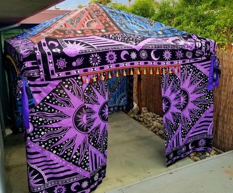 Check out this item in my Etsy shop https://www.etsy.com/listing/1251356354/10x10-canopy-cover-tarot-reader-vendor 10x10 Tent Decorating Ideas, Pop Up Canopy Decorating Ideas, Festival Vendor, Tent Festival, Vendor Tent, Aesthetics 2023, Bass Canyon, Medieval Tent, Reading Tent