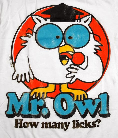 Whooooooo likes Owls? Me that's Whoooooooo! Carol Denning, Tootsie Pops, Tootsie Rolls, Food Tattoos, Tootsie Pop, Childhood Memories 70s, Tootsie Roll, Classic Cartoon Characters, Childhood Days