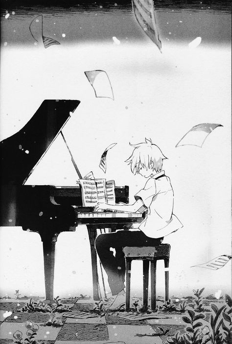 Holie - Soul Eater Evans Yuumei Art, Soul Eater Evans, Soul X Maka, Soul And Maka, Piano Art, Music Drawings, Anime Soul, Playing Piano, Poses References