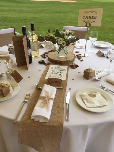 Hessian burlap wedding table runners   #wedding #weddingideas #countryweddings Burlap Wedding Table, Hessian Wedding, Hessian Table Runner, Rustic Burlap Wedding, Wedding Burlap, Runners Table, Burlap Ideas, Burlap Runners, Rustic Table Runners