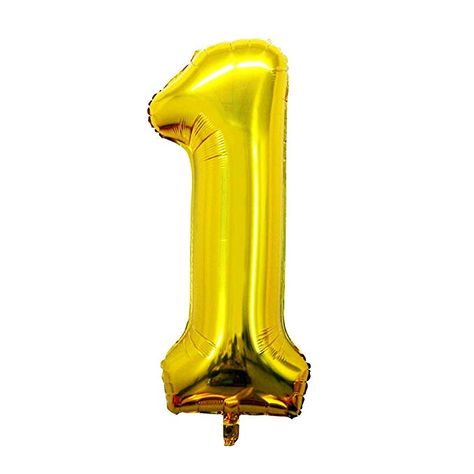 2 Pcs 42 Inch Gold Foil Balloons Number 1 by GOER,Number Balloons for Party Gold Birthday Balloons, Wedding Shower Banners, Large Number Balloons, Number 1 Balloon, Balloons Number, Gold Foil Balloons, Bee Birthday Party, Foil Number Balloons, Birthday Items